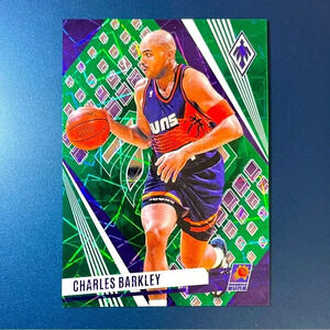 Charles Barkley Green Lazer Prizm /175 2023-24 Phoenix Basketball NBA Debut Suns